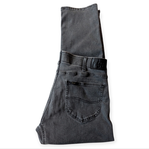 Lee Extreme Motion MVP Jeans Mens 38x29(28) Gray Regular Fit‎ Straight Leg - Picture 12 of 12
